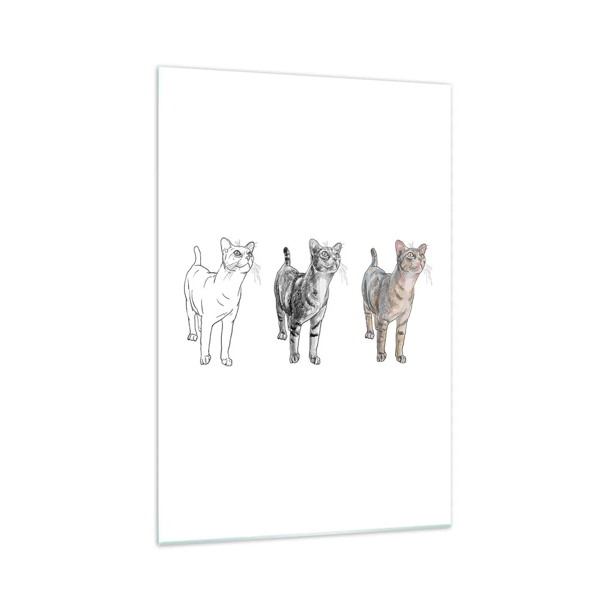 Schilderen op glas - Les tekenen - 70x100 cm