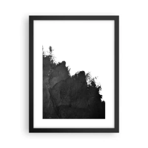 Poster in een zwarte lijst - Elementen: aarde - 30x40 cm