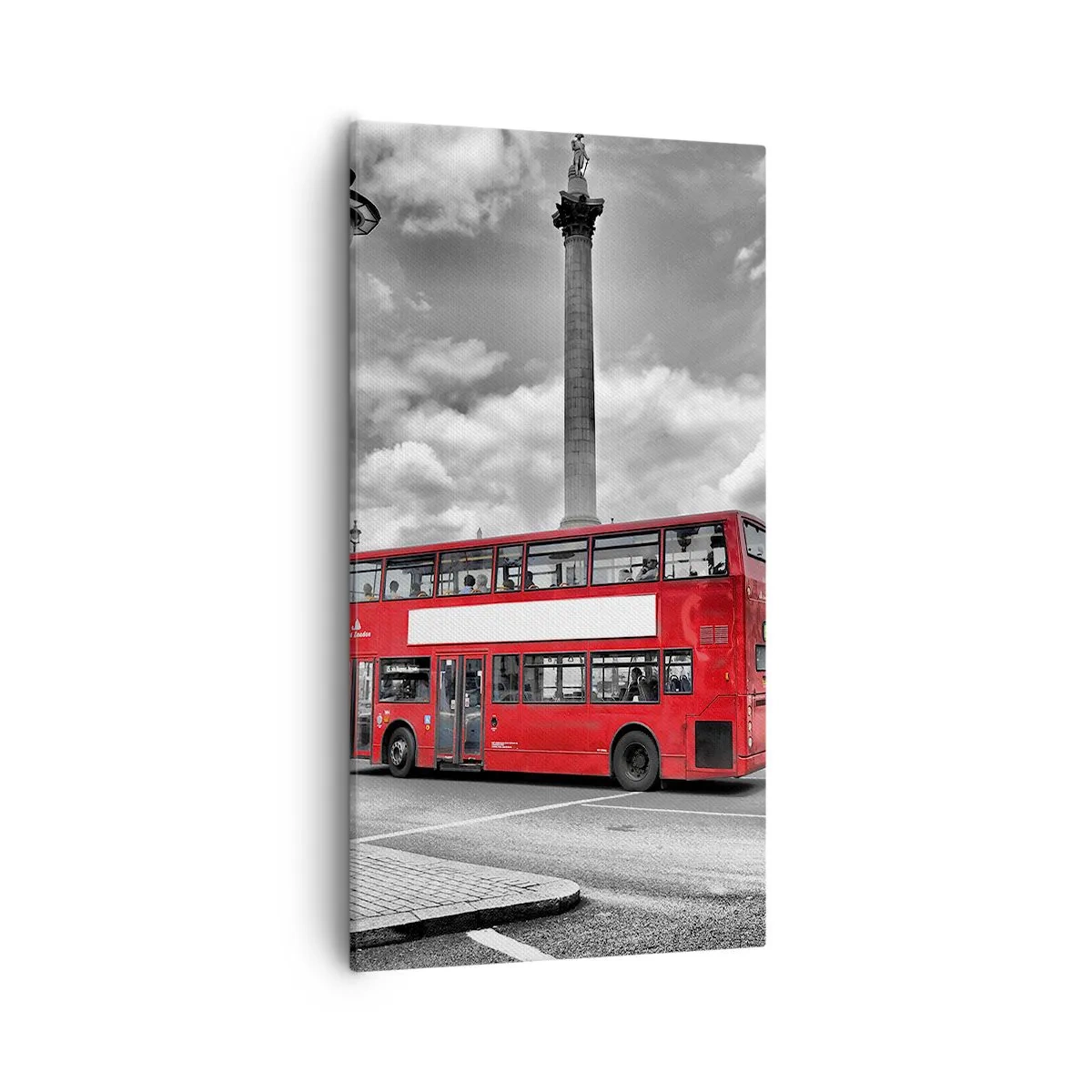 Schilderen op canvas - De echte bloedbaan van de stad - 55x100 cm