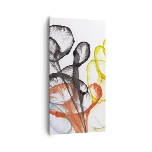 Schilderen op canvas - Bloemen met een ziel - 65x120 cm