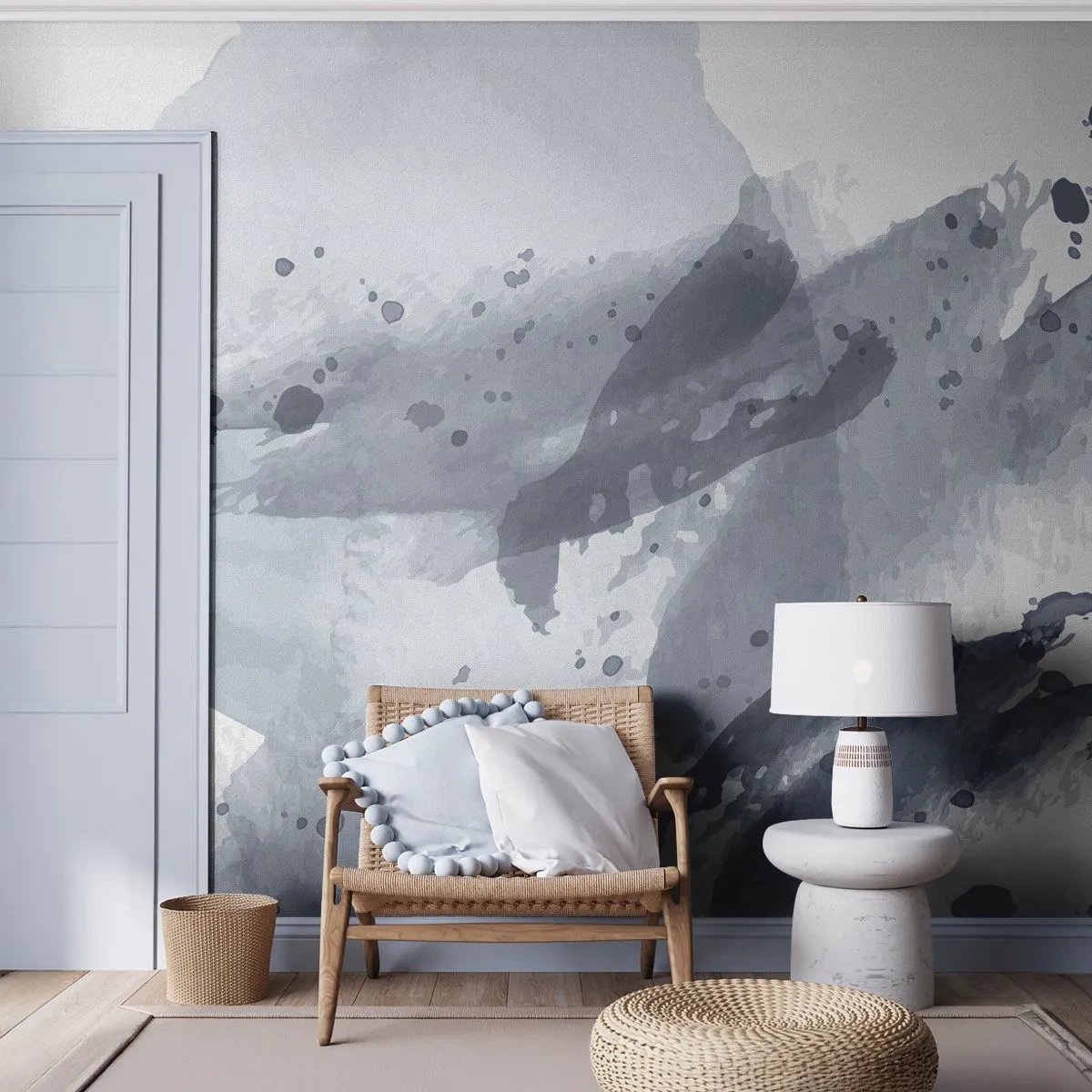 Zelfklevend Fotobehang Deluxe Sticker - Een onderzoek naar de aard van water - Abstractie, Deel, Modern patroon - 400x280 cm