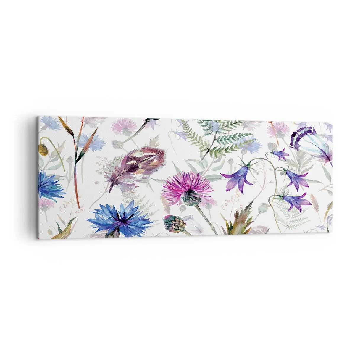 Schilderen op canvas - Pools herbarium - 140x50 cm