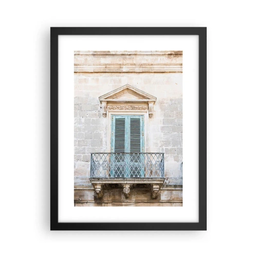 Poster in een zwarte lijst - De unieke charme van Italië - 30x40 cm