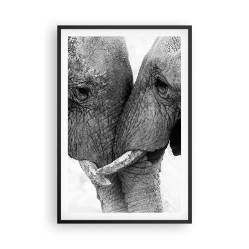 Poster in een zwarte lijst - Oprechte bekentenis - 61x91 cm