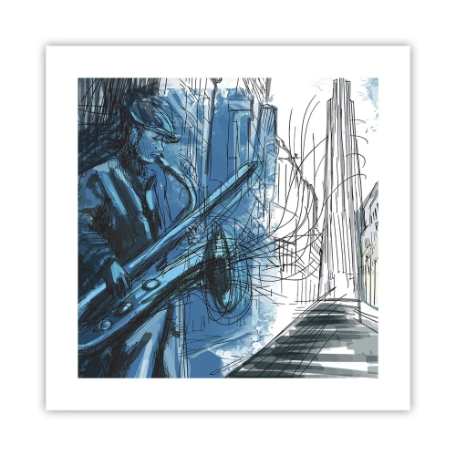 Poster - Stedelijke Rapsodie - 40x40 cm