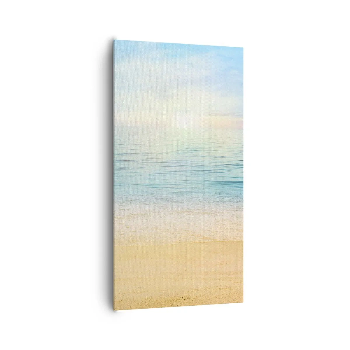 Schilderen op canvas - Groot blauw - 65x120 cm