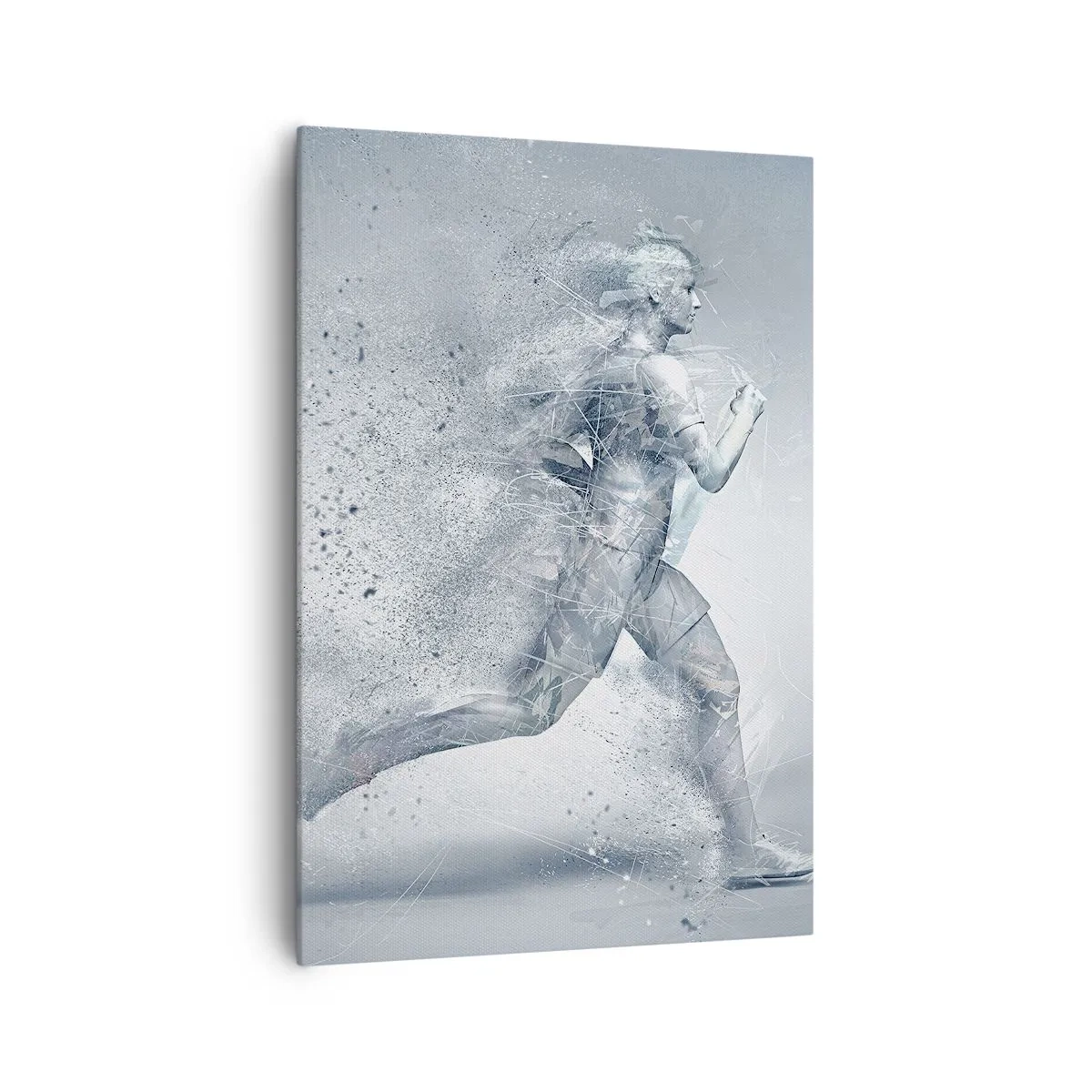 Schilderen op canvas - Kristalheldere energie - 70x100 cm