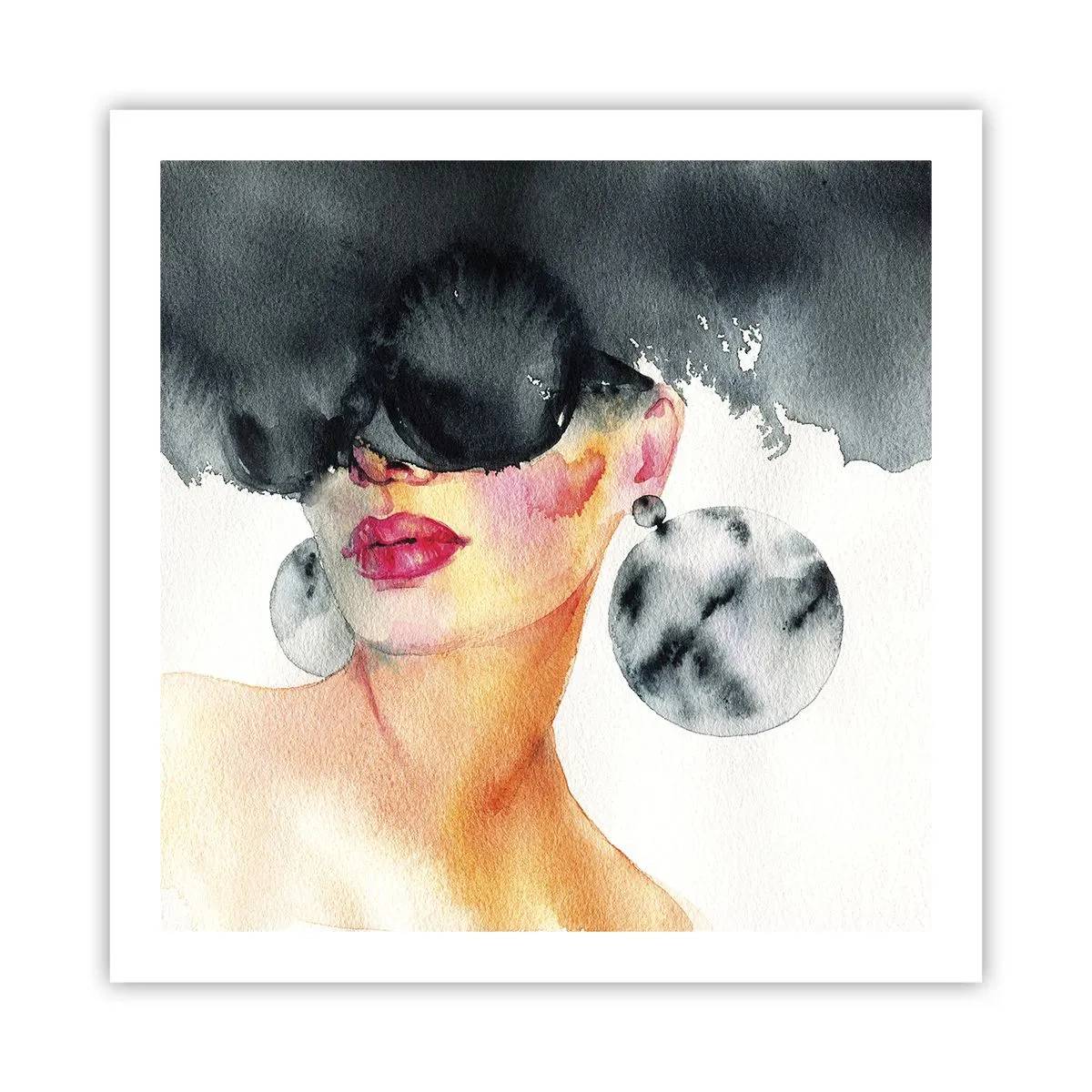 Poster - Het geheim van elegantie - 60x60 cm