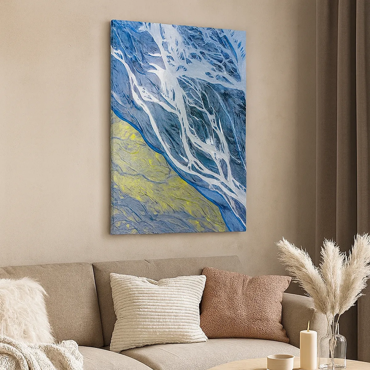 Schilderen op canvas - Rotstekeningen van de natuur - 50x70 cm