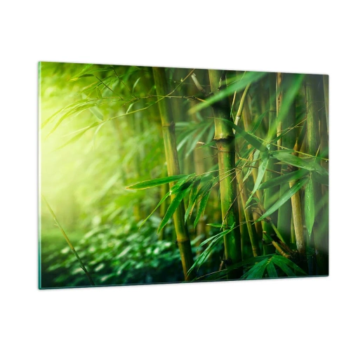 Schilderen op glas - Maak kennis met groen zelf - 120x80 cm