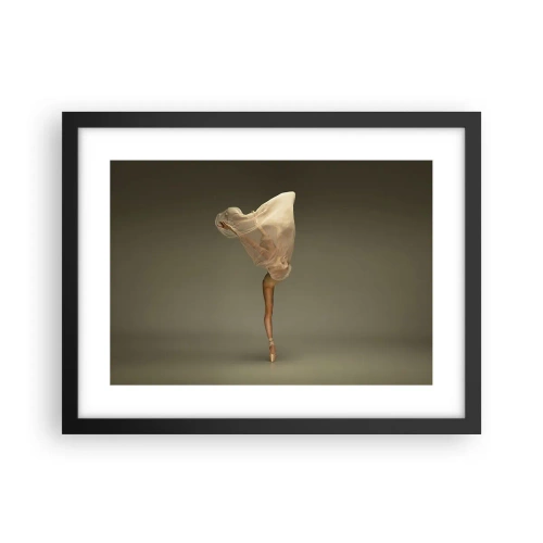 Poster in een zwarte lijst - Het zal snel omhoog vliegen - 40x30 cm