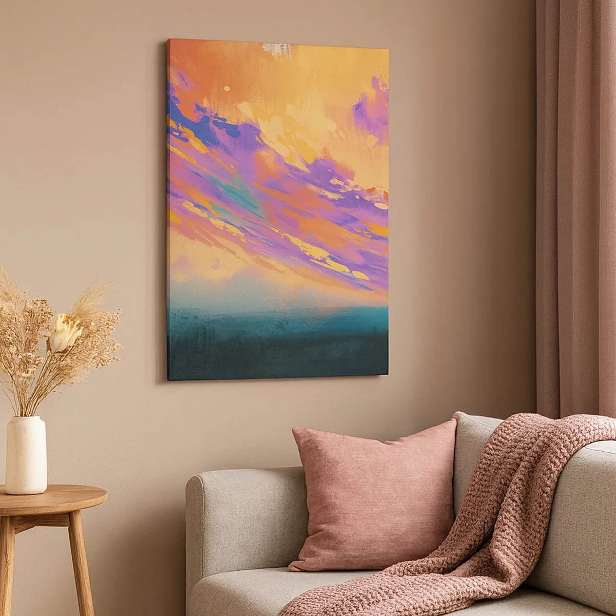 Schilderen op canvas - Aantrekkingskracht - 50x70 cm