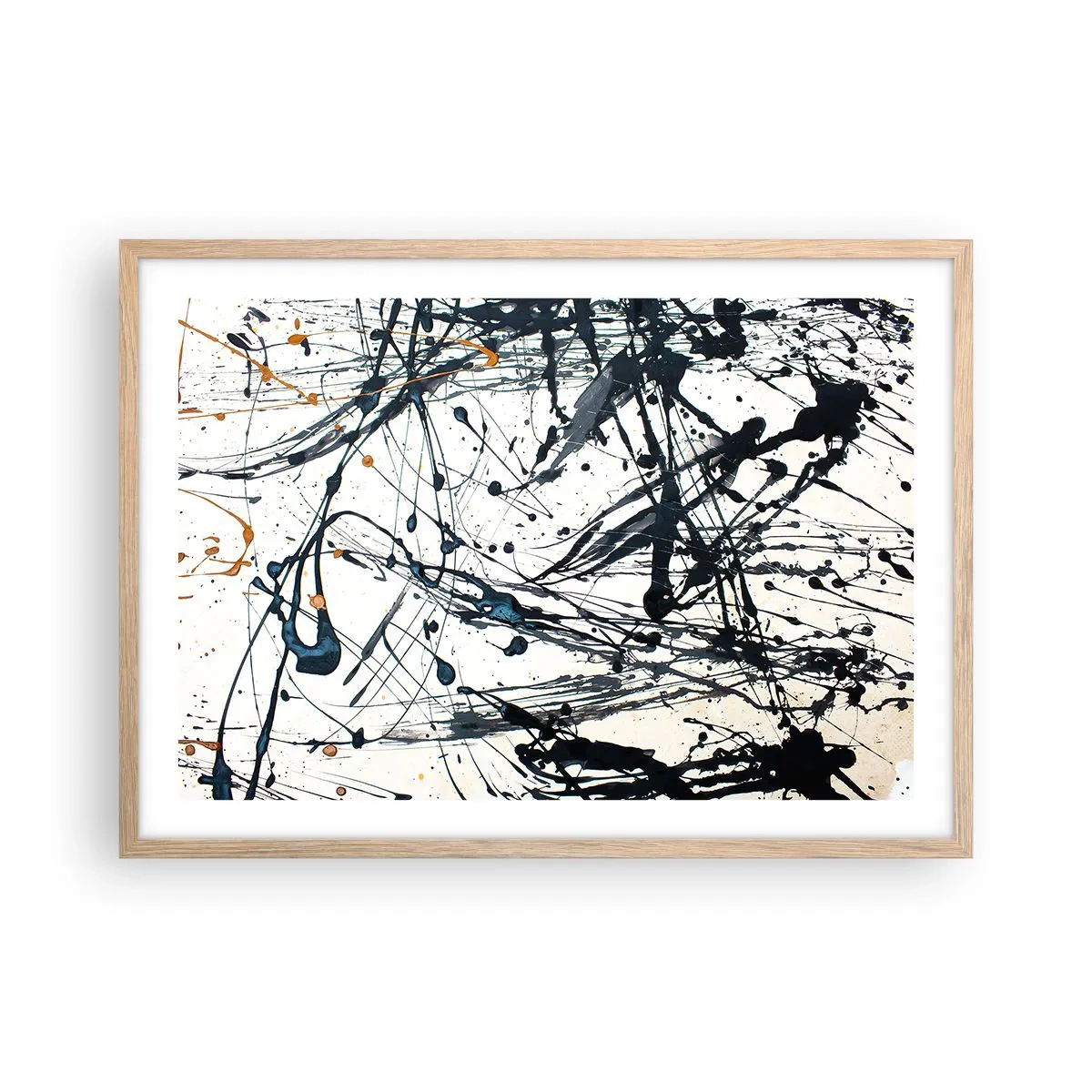 Een poster in een licht eiken lijst - Zin of geen zin? - 70x50 cm