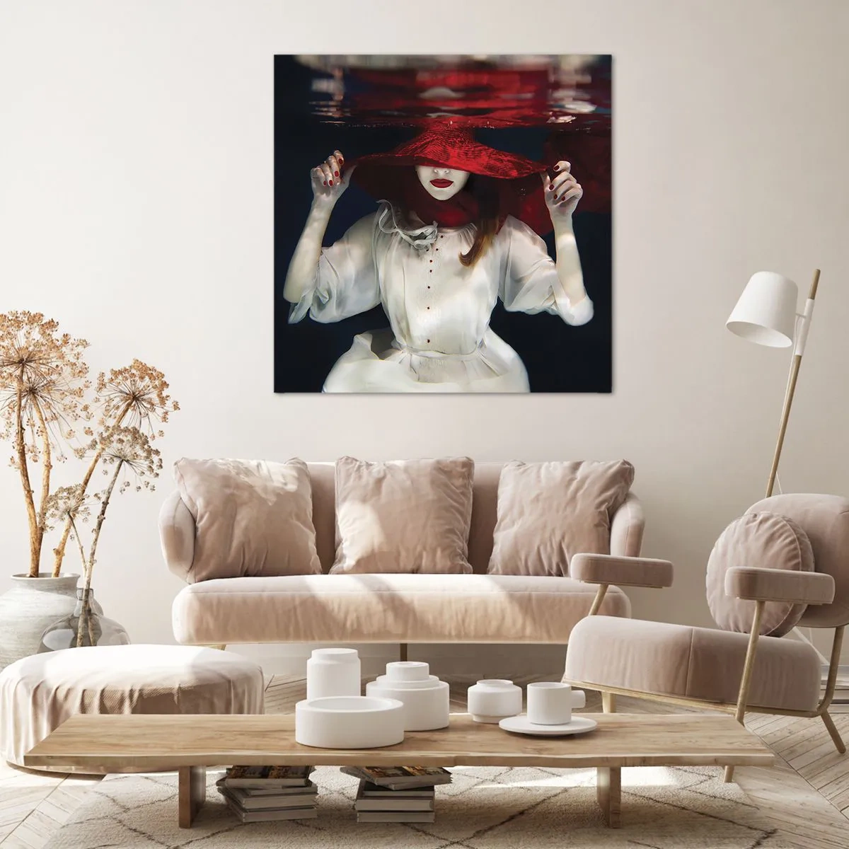 Schilderen op canvas - Hatelijke godin in de Slavische mythologie - 30x30 cm