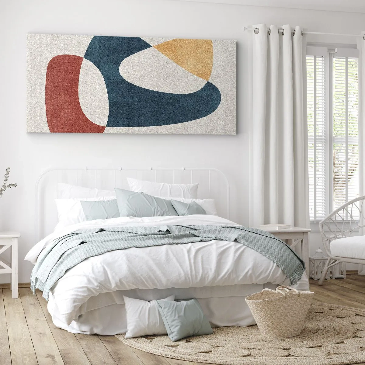 Schilderen op canvas - Invloeden en metamorfoses - 140x50 cm