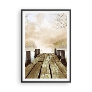 Poster in een zwarte lijst - Het milde verdriet van de herfst - 61x91 cm