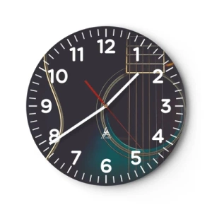 Wandklok - Klok - Nog even voordat het klinkt - 30x30 cm