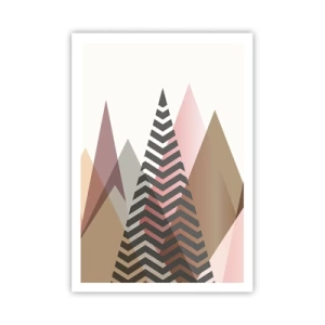 Poster - Piramidaal uitzicht - 70x100 cm