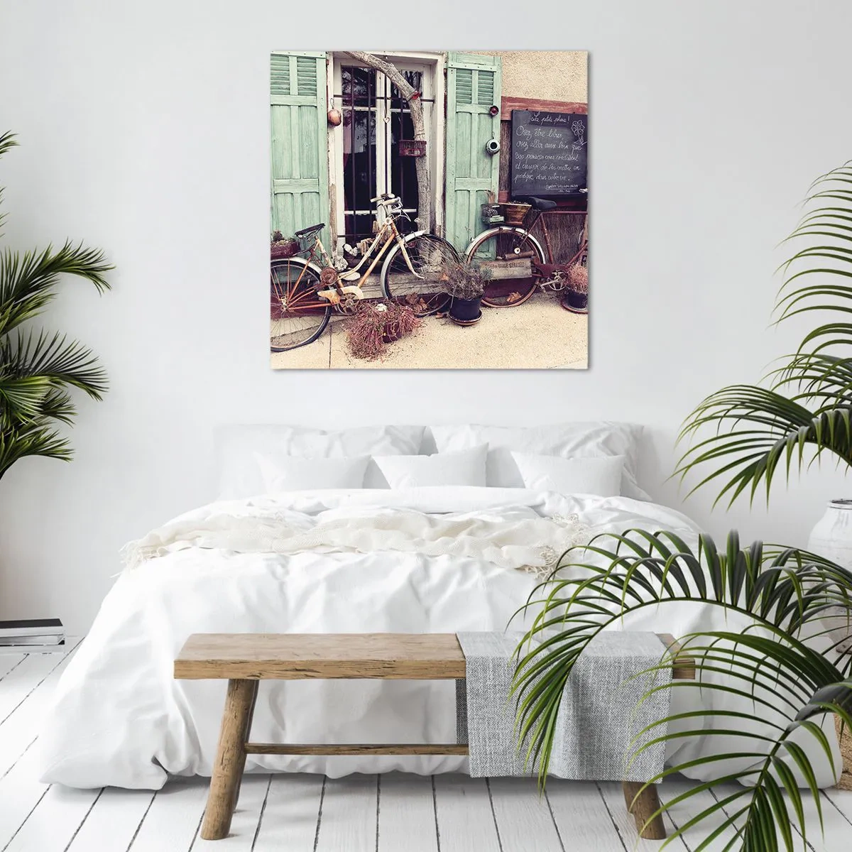 Schilderen op canvas - Lang leve de provincie - 30x30 cm