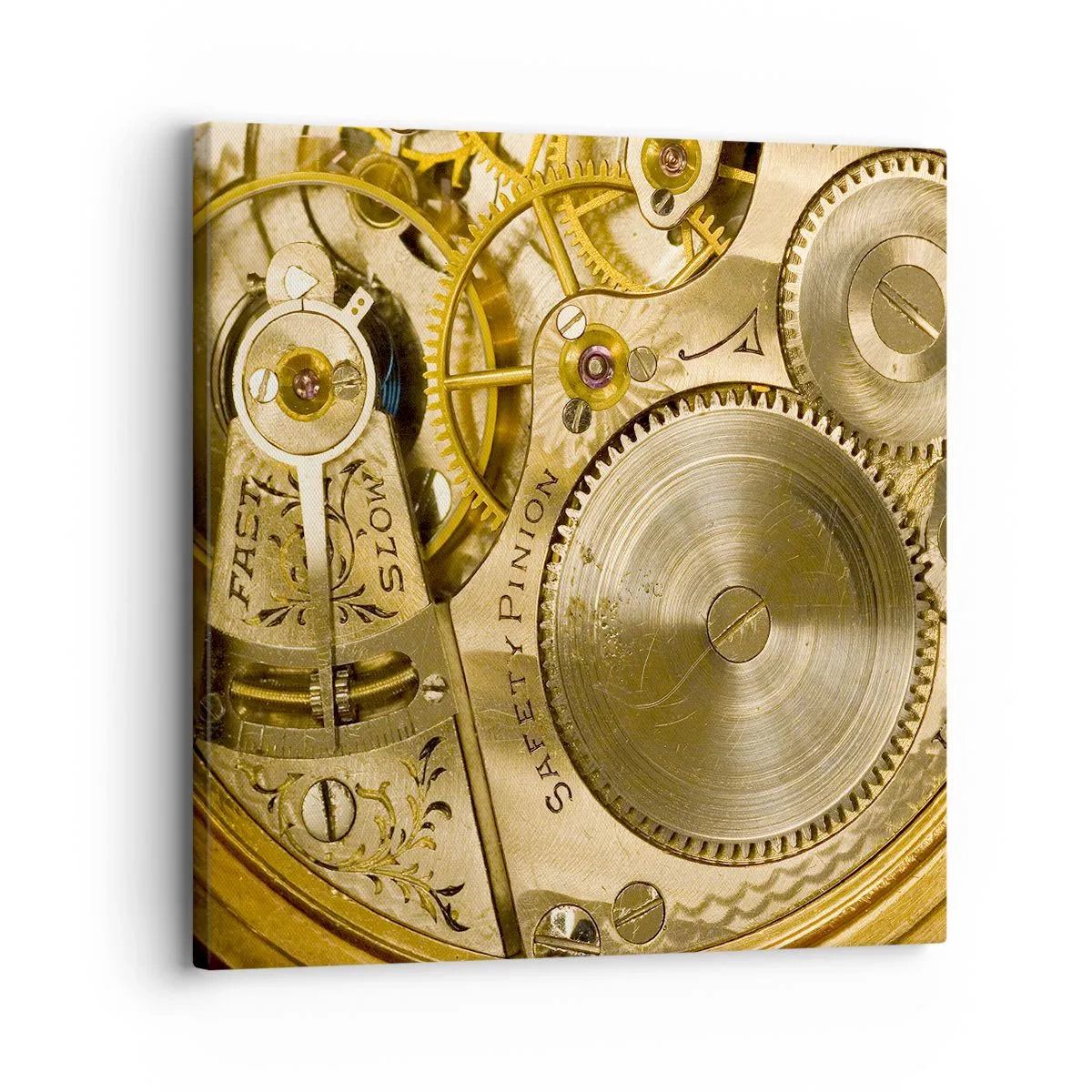 Schilderen op canvas - Ga met de tijd mee - 30x30 cm