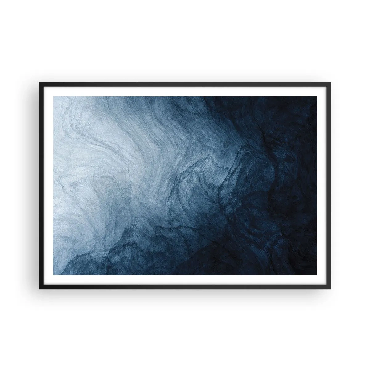 Poster in een zwarte lijst - diep reiken - 100x70 cm