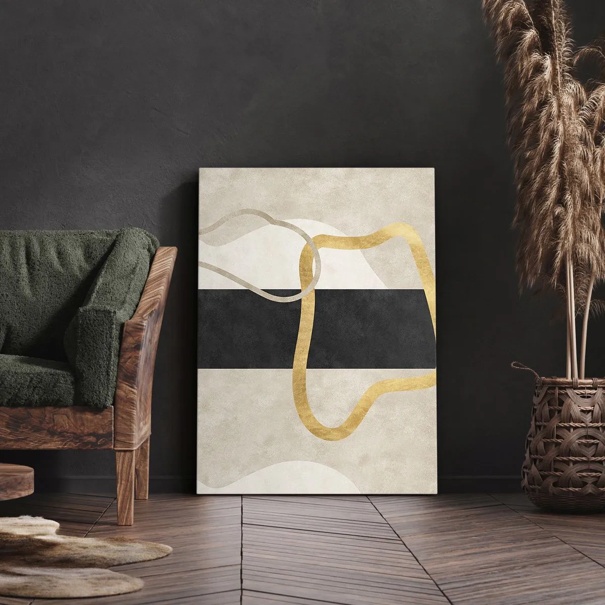 Schilderen op canvas - Verwarde vormen - 50x70 cm