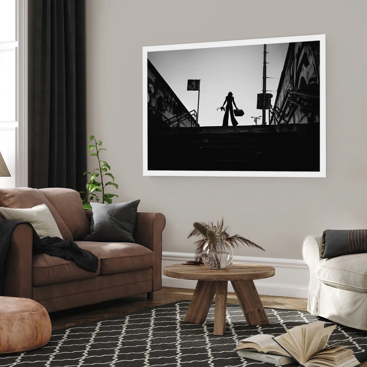 Poster - Stedelijk dwalen - 70x50 cm