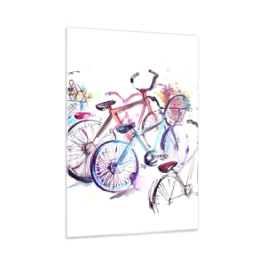 Schilderen op glas - Congres van de Antymoto-club - 50x70 cm