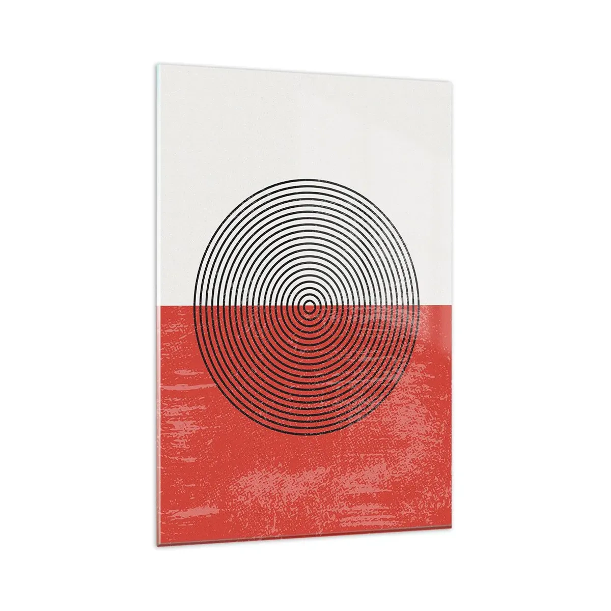 Schilderen op glas - Op de kop geslagen - 80x120 cm