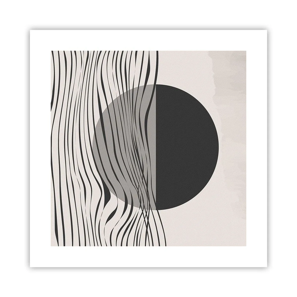 Poster - Halve compositie - 40x40 cm