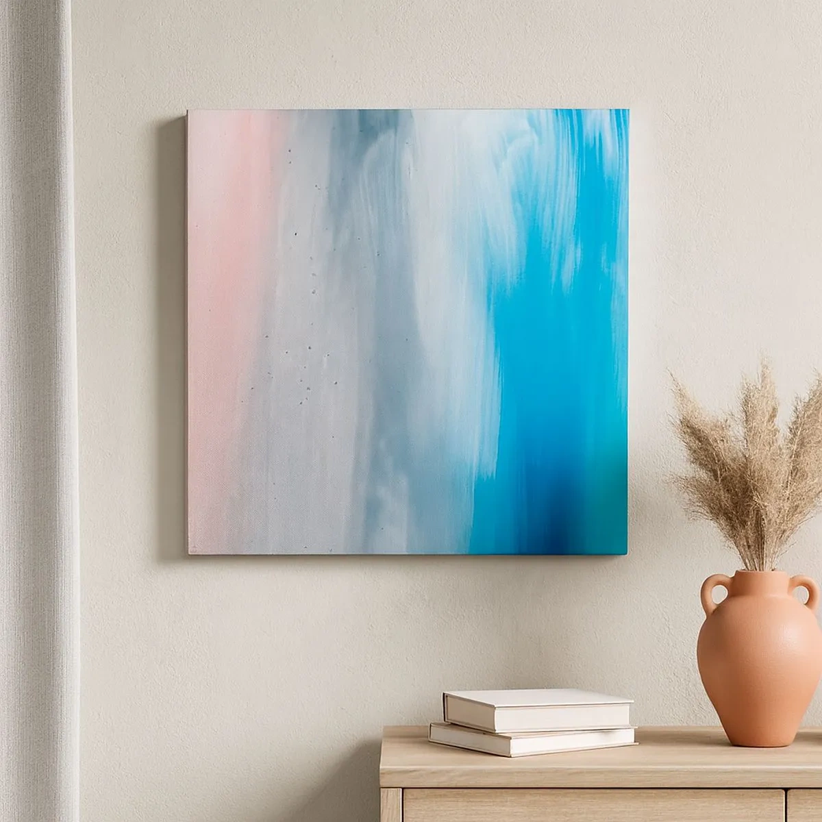 Schilderen op canvas - Elementen: lucht - 30x30 cm