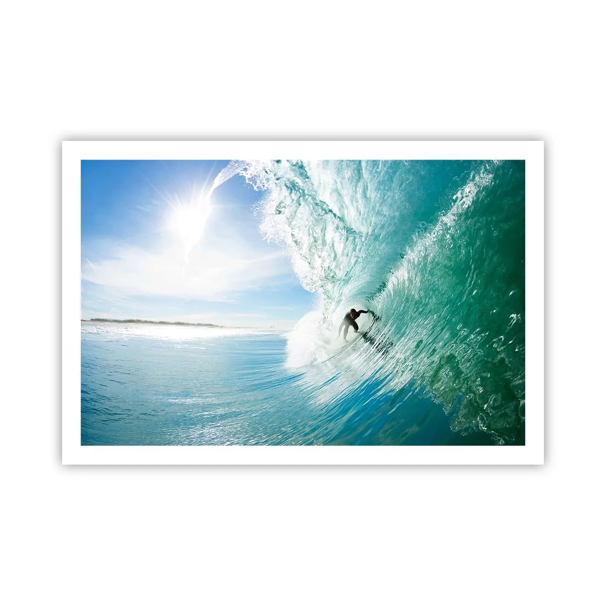 Poster - Altijd op de golf - 91x61 cm