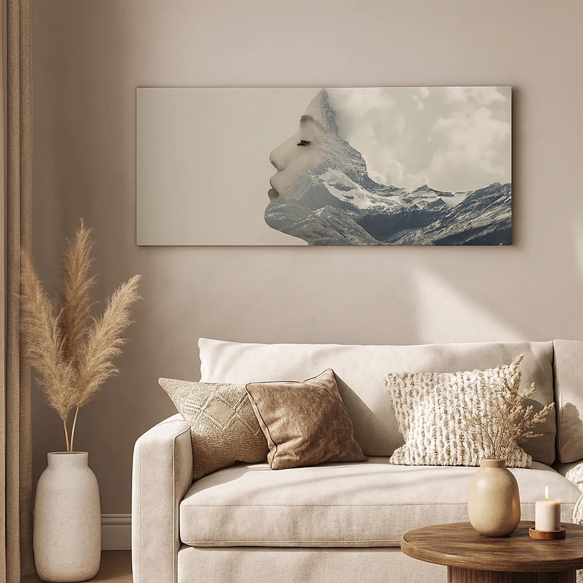 Schilderen op canvas - De schoonheid van de elementen - 30x30 cm