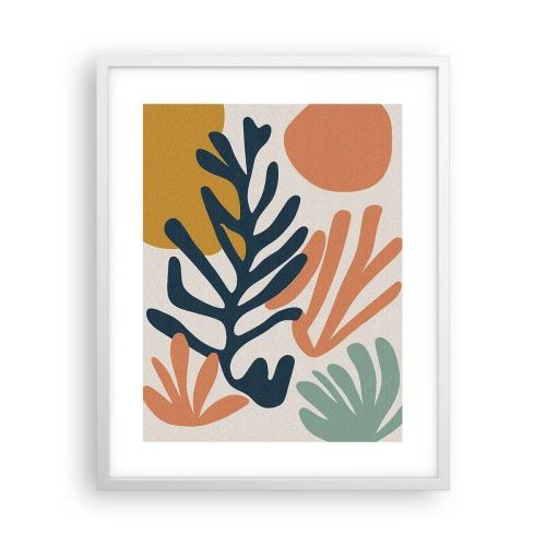 Poster in een witte lijst - Koraalzeeën - 40x50 cm