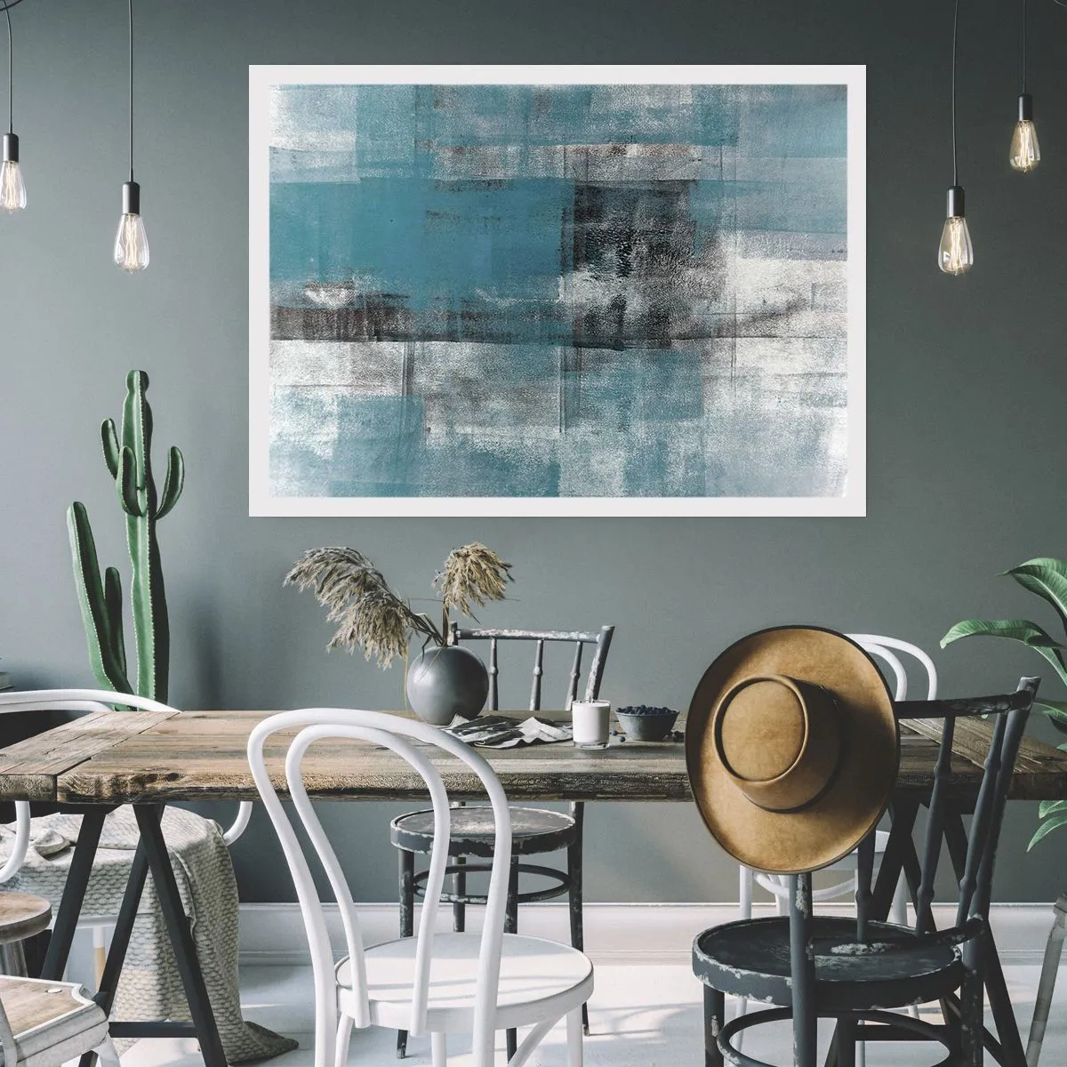 Poster - Water en lucht - 91x61 cm