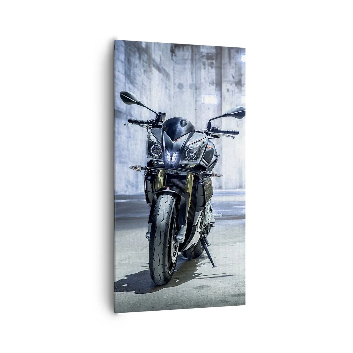 Schilderen op canvas - Voordat de motor brult - 65x120 cm