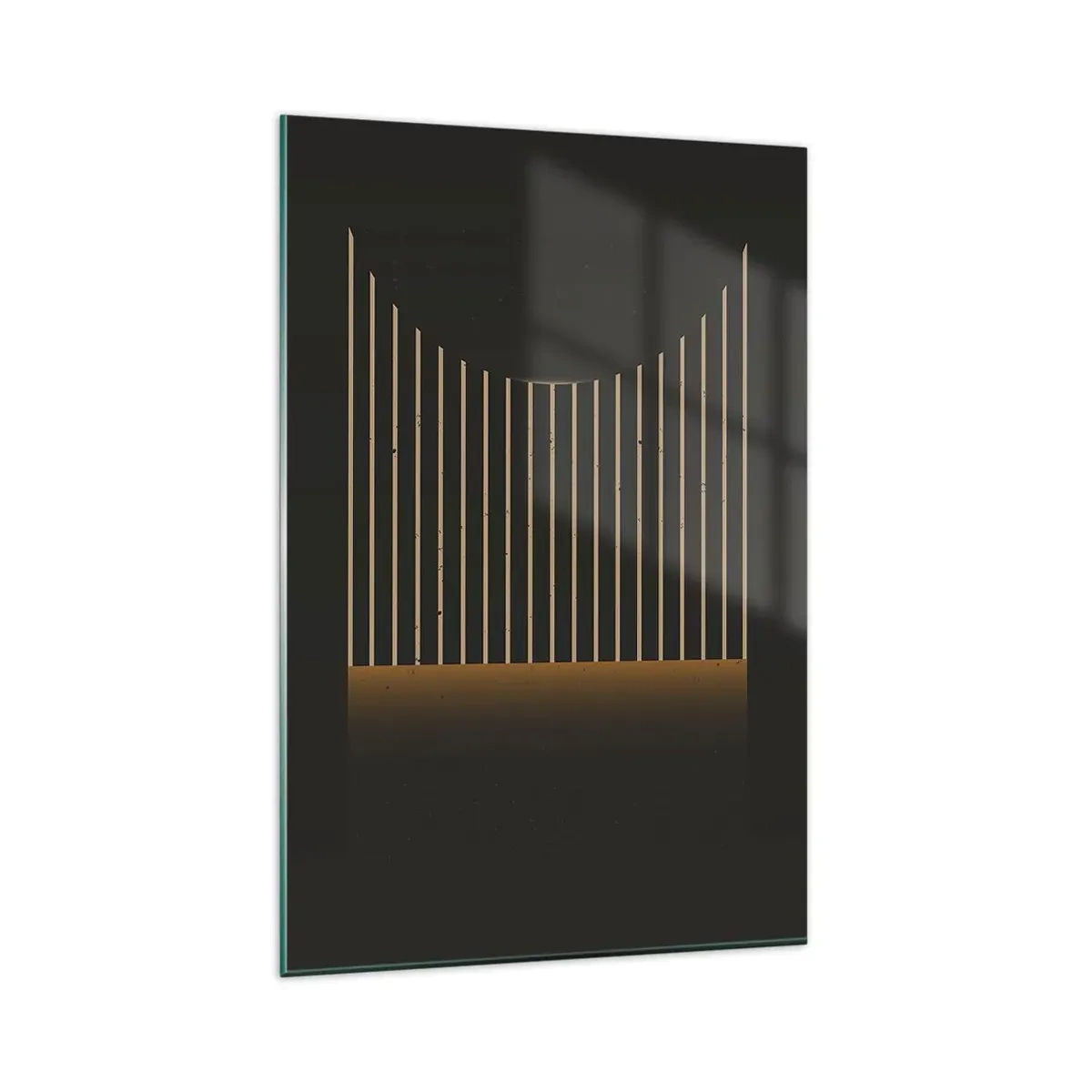 Schilderen op glas - Verken de duisternis - 80x120 cm