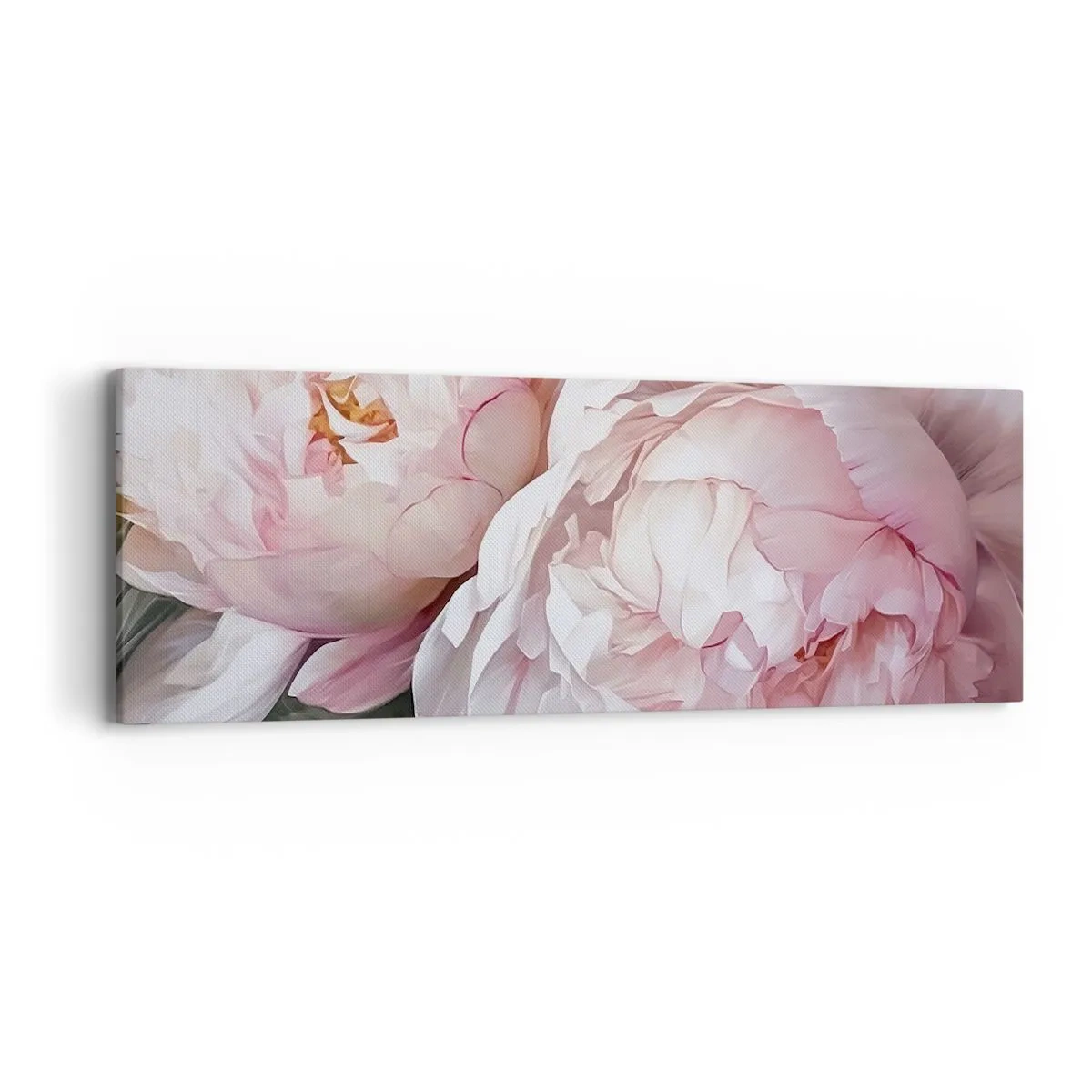 Schilderen op canvas - In bloei gestopt - 90x30 cm