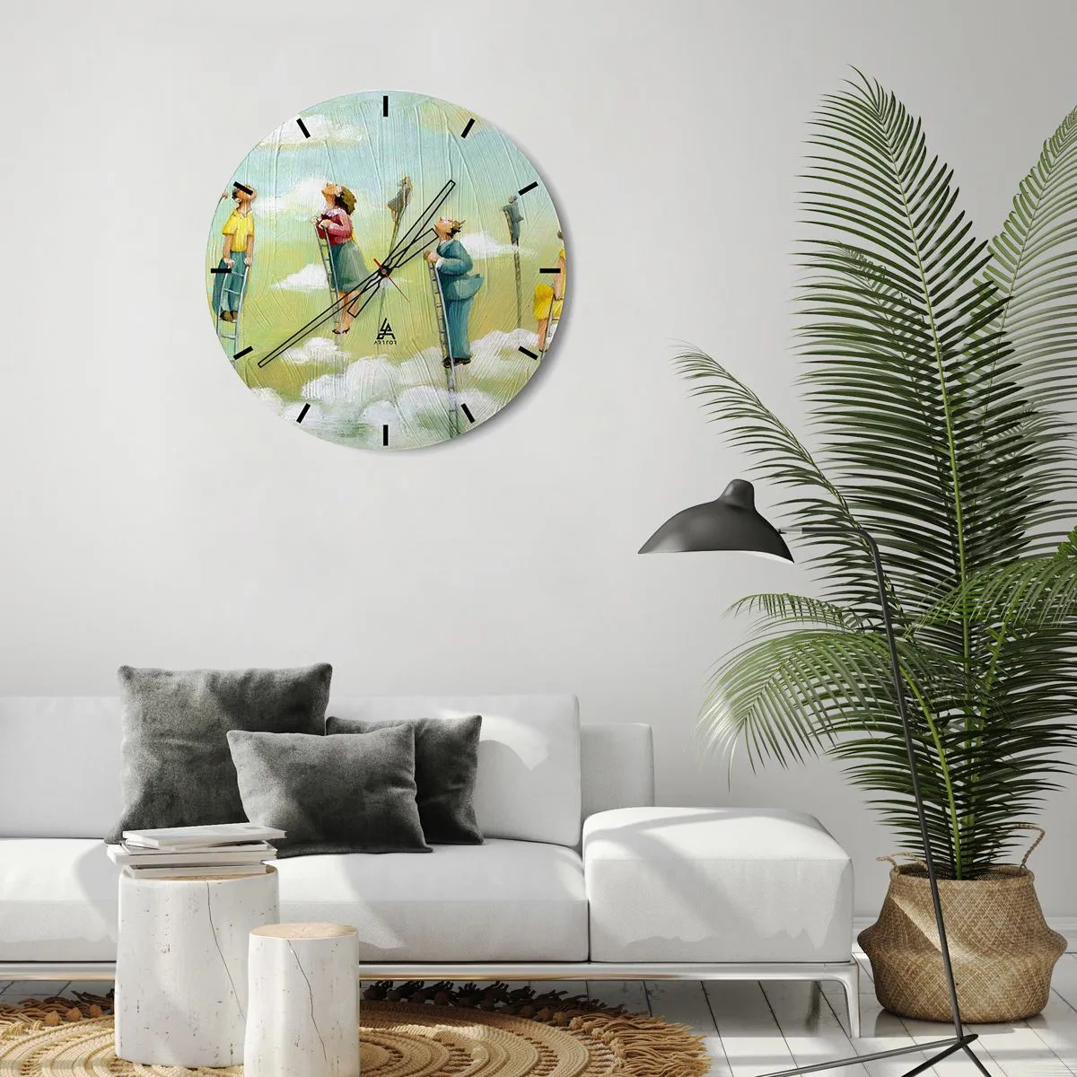 Wandklok - Klok - Achter je droom - 40x40 cm