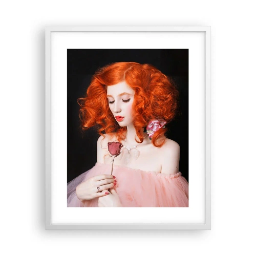 Poster in een witte lijst - In barokstijl - 40x50 cm