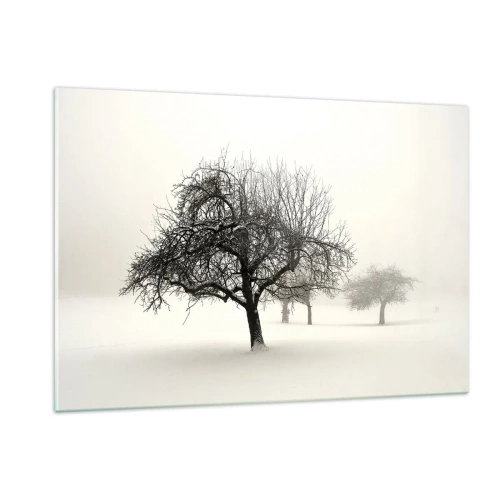 Schilderen op glas - Winterslaap - 120x80 cm