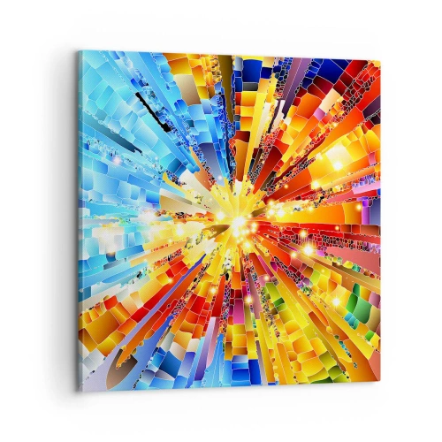 Schilderen op canvas - In medias res - 60x60 cm