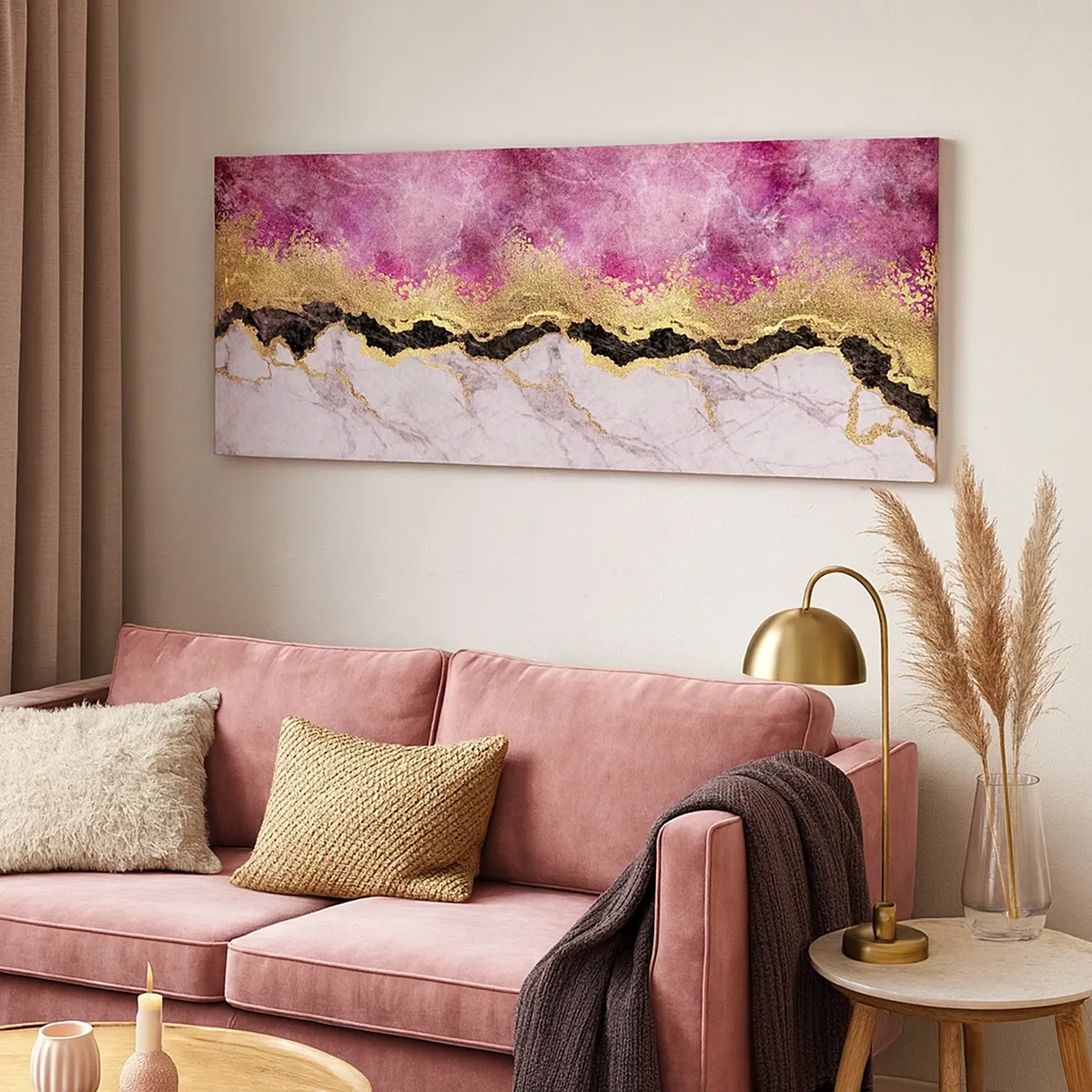 Schilderen op canvas - Op de grens - 30x30 cm