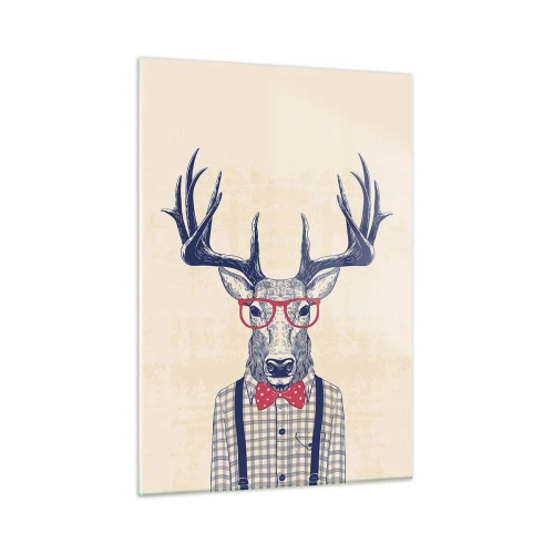 Schilderen op glas - Een grappig extravaganza - 50x70 cm