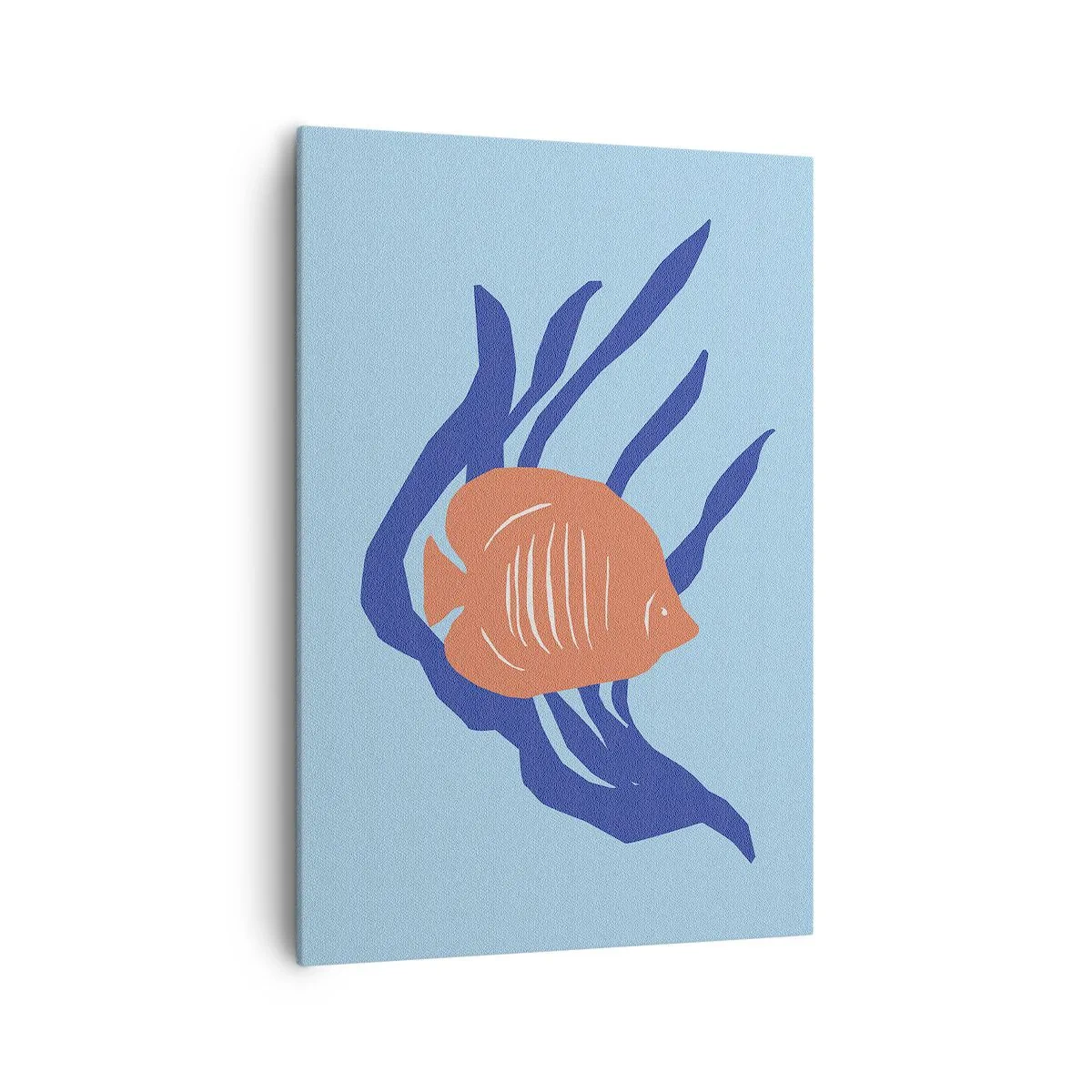 Schilderen op canvas - Bewoonster van koraalwateren - 70x100 cm