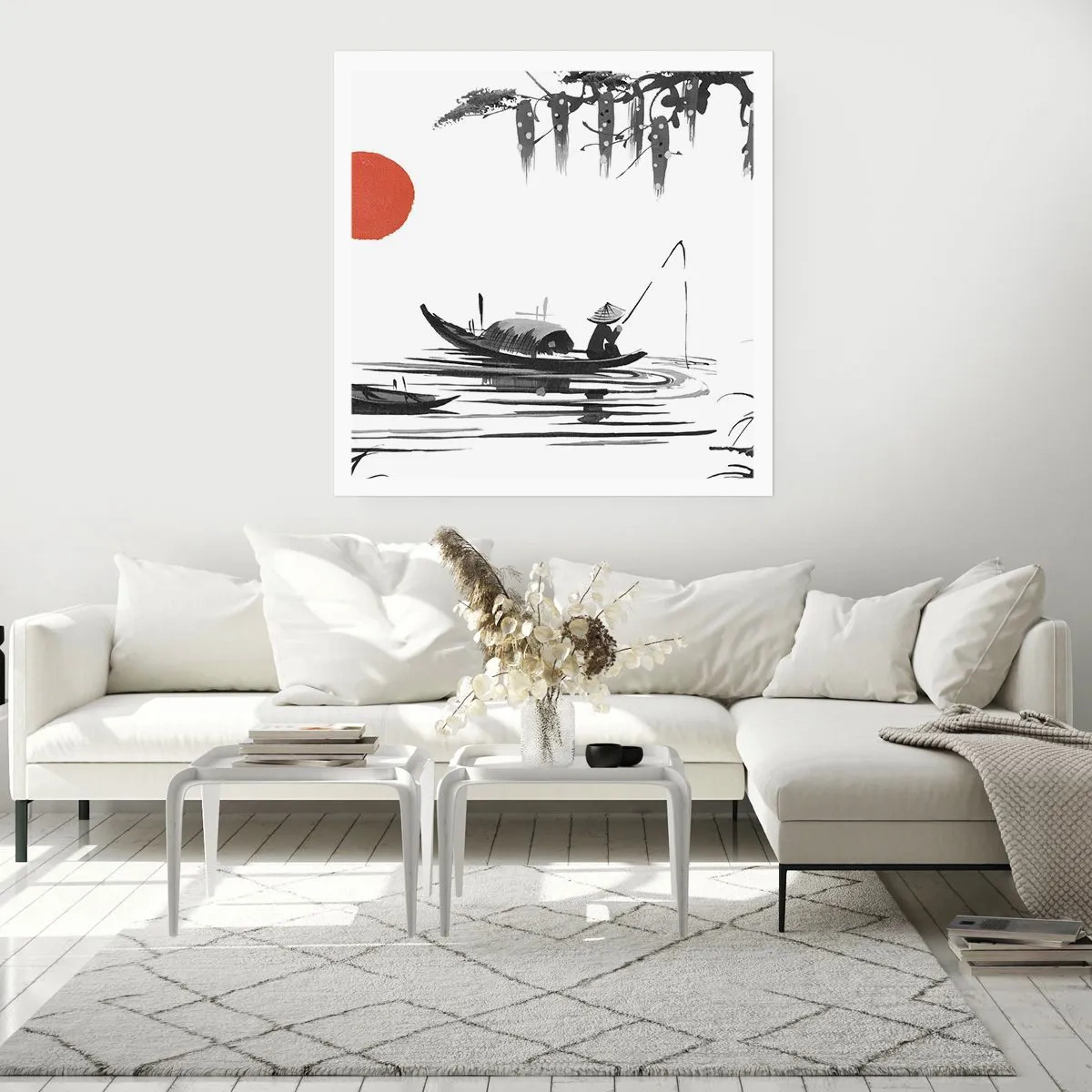 Poster - Aziatische middag - 40x40 cm