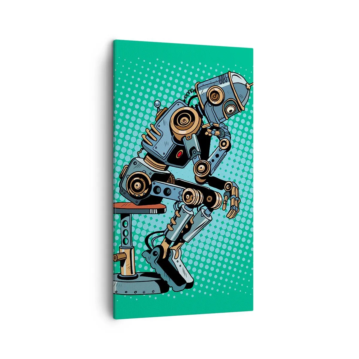 Schilderen op canvas - Boven de essentie van het zijn - 45x80 cm