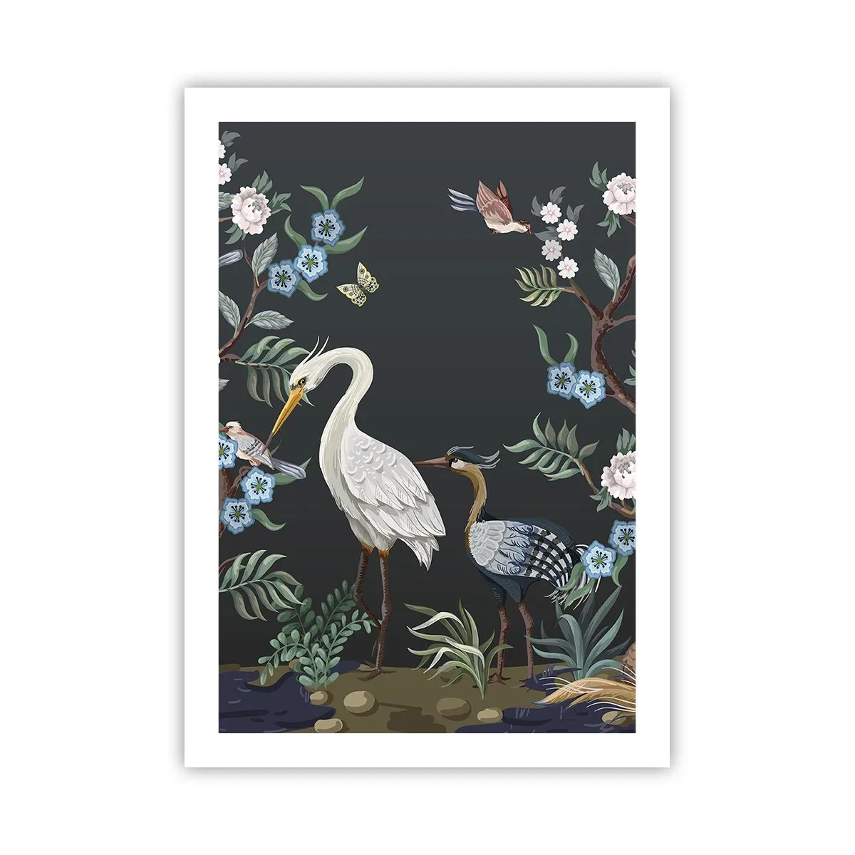 Poster - Vogelparade - 50x70 cm