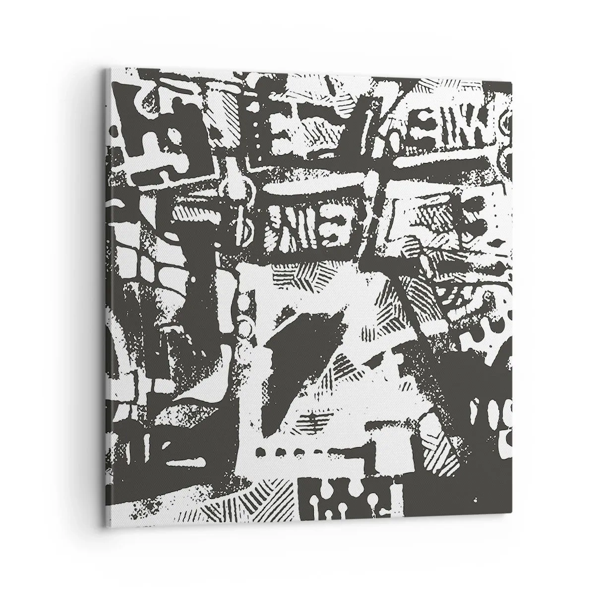 Schilderen op canvas - Orde of chaos? - 60x60 cm