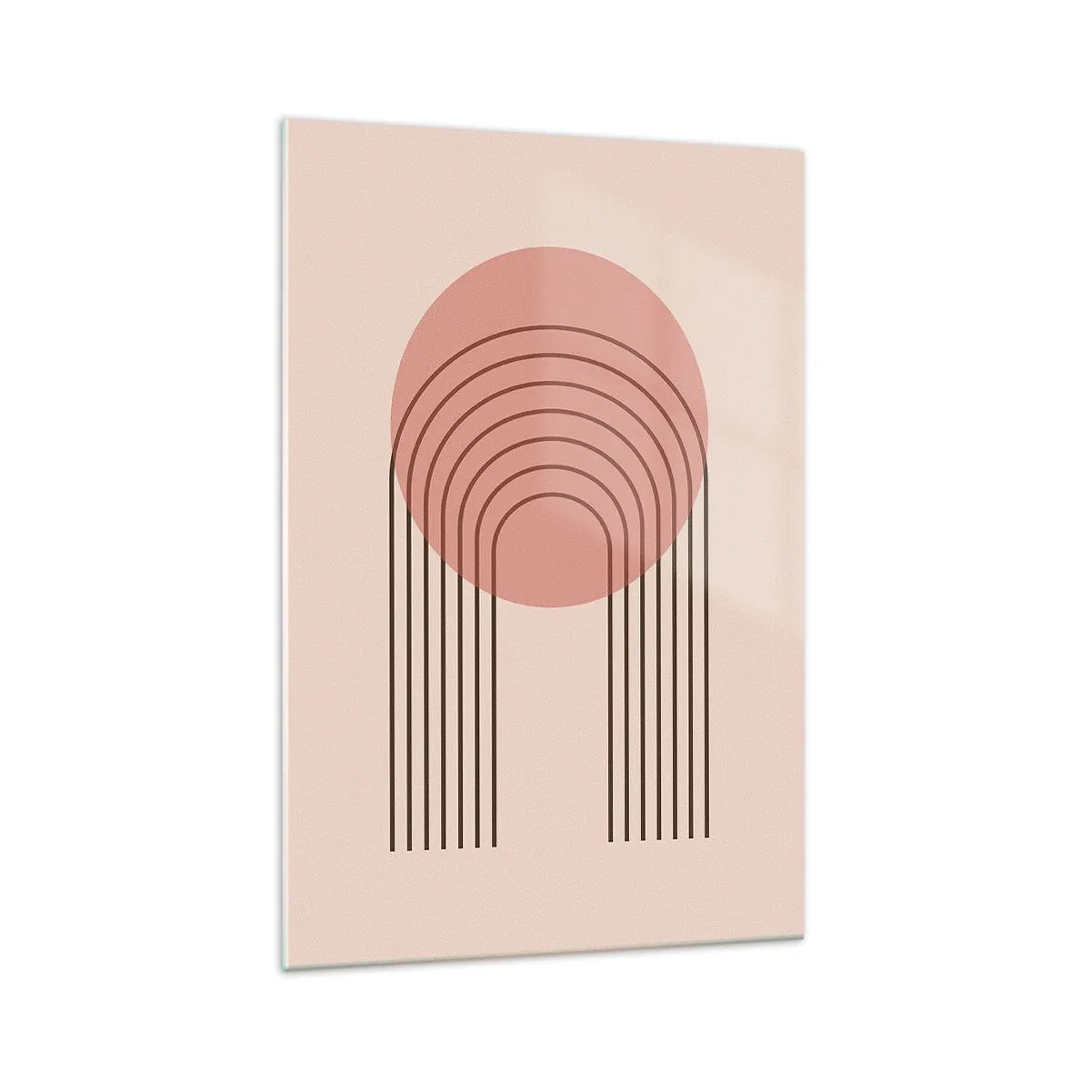 Schilderen op glas - Onweerstaanbare aantrekkingskracht - 70x100 cm